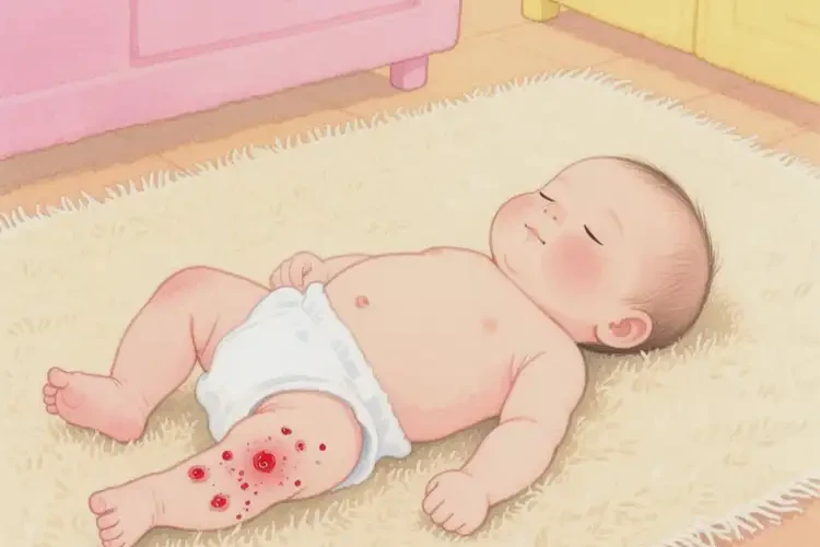 幼兒大腿上出現(xiàn)濕疹可以徹底自愈嗎(圖3)