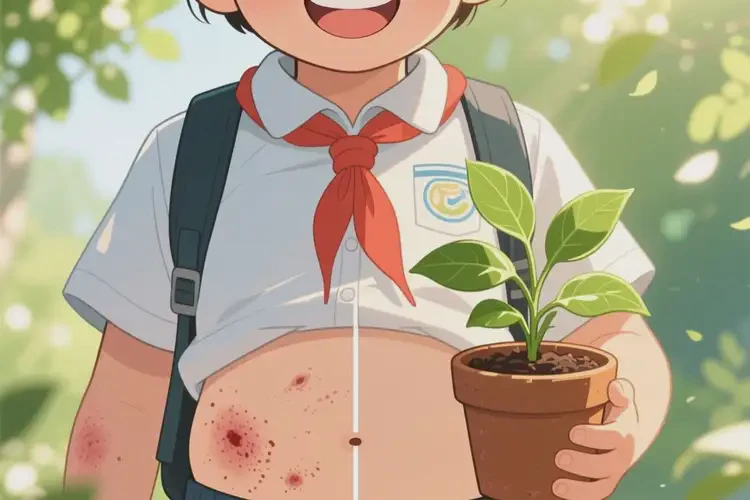 小學(xué)生肚子上出濕疹可不可以徹底自愈(圖2)