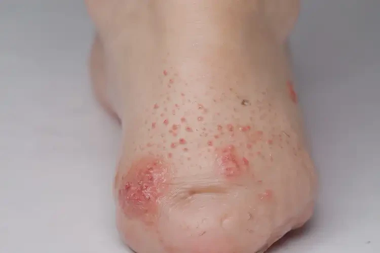 小孩脚上经常长湿疹不管它会自己痊愈吗(图4)