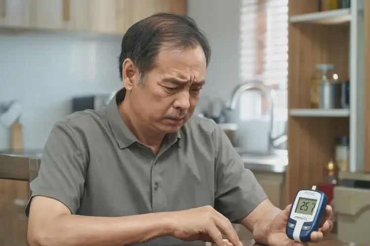 中年人睡前血糖25(圖1)