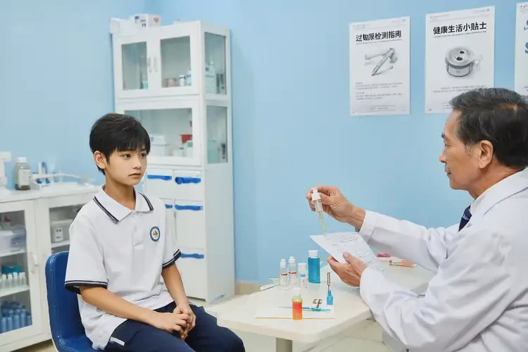 中學(xué)生脖子上偶爾起濕疹能徹底自愈嗎(圖1)