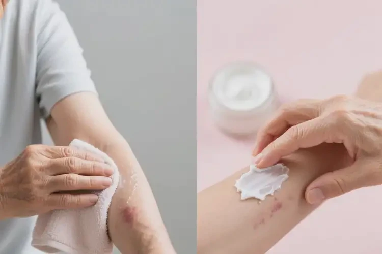 老年人手臂偶爾長(zhǎng)濕疹可不可以徹底自愈(圖1)