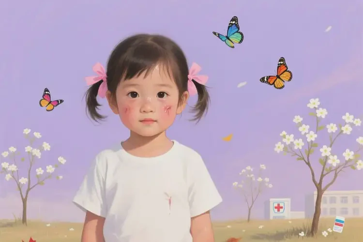 少兒臉上偶爾長濕疹能夠徹底治愈嗎(圖1)