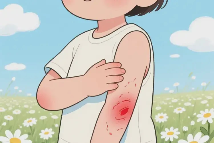 小孩手臂容易長濕疹能靠自己自愈嗎(圖2)