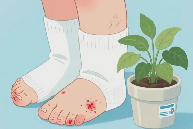 兒童腳上偶爾長濕疹可以徹底自愈嗎(圖4)