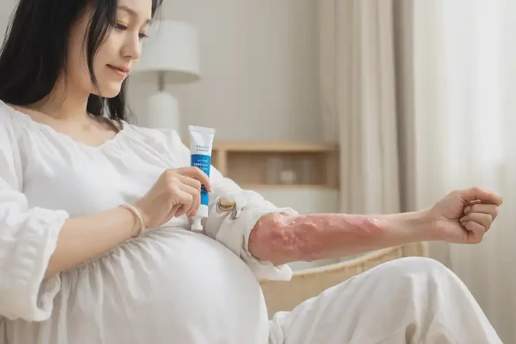 孕婦手臂上容易起濕疹不管它會自己好嗎(圖2)