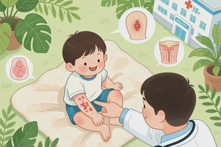 幼兒手臂上出濕疹能夠徹底治愈嗎(圖3)