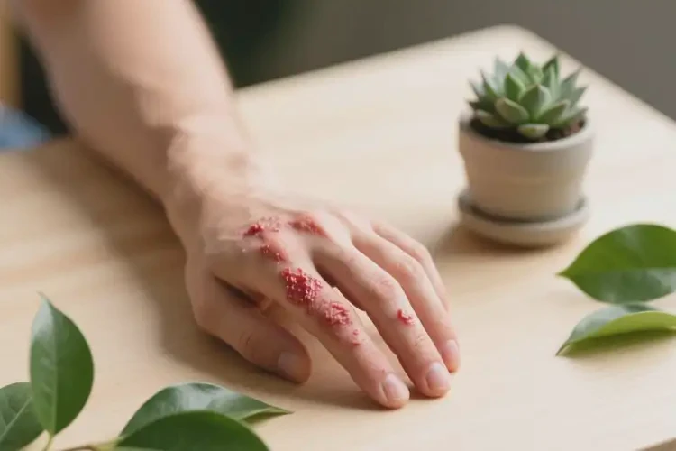 男生手上長濕疹能靠自己自愈嗎(圖4)