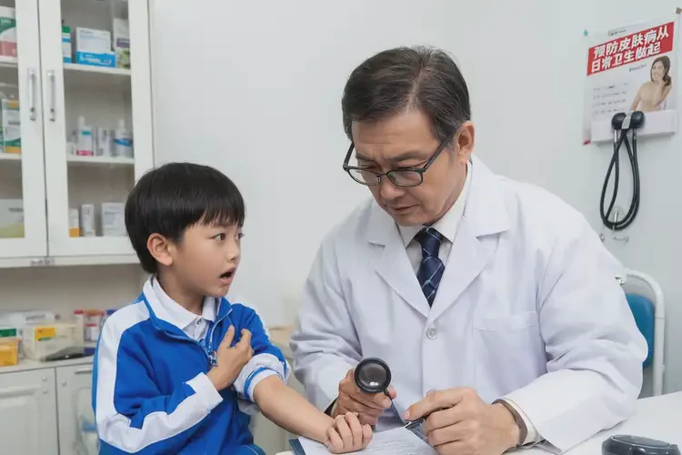 小學生四肢偶爾長濕疹不管它會自己好嗎(圖1)