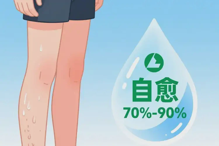 青年人大腿容易長(zhǎng)濕疹能不能徹底自愈(圖2)