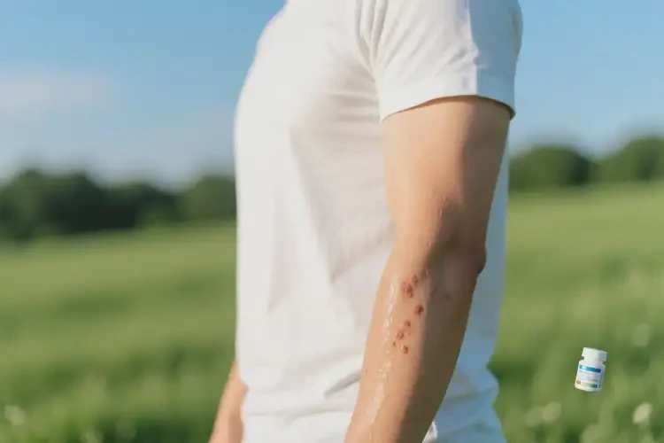 男人手臂容易起濕疹可以徹底自愈嗎(圖1)