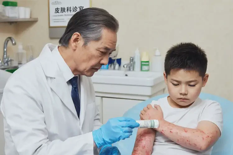 小兒臉上容易起濕疹不管它會自己痊愈嗎(圖3)