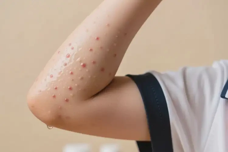 小學生手臂上起濕疹不管它會自己痊愈嗎(圖3)