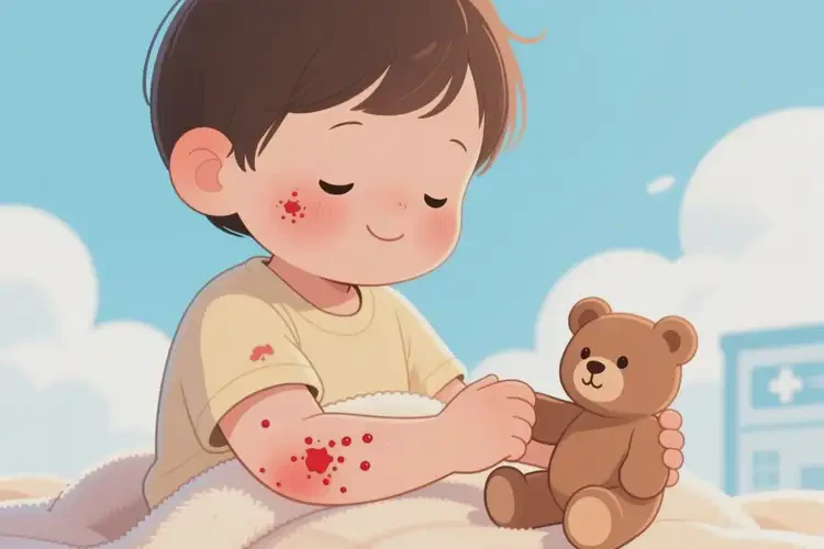 少兒四肢經(jīng)常長濕疹不管它會(huì)自己自愈嗎(圖4)