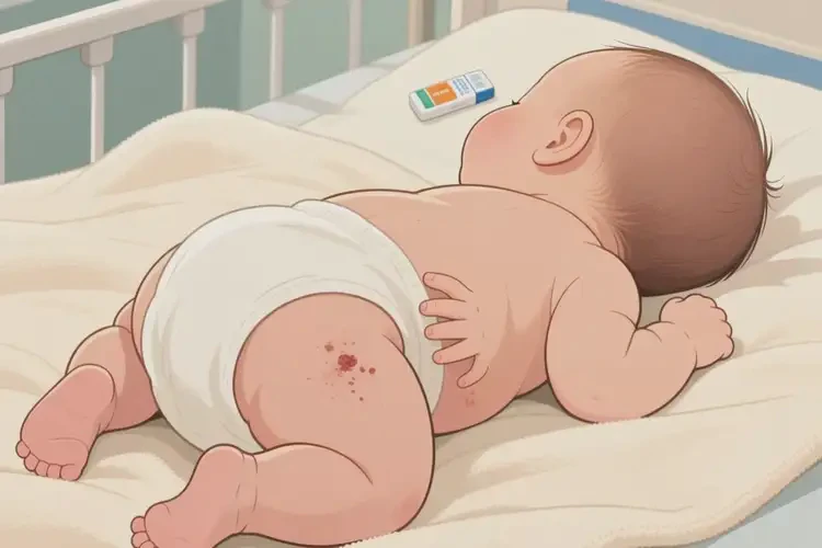 小兒屁股上起濕疹不管它會(huì)自己自愈嗎(圖4)