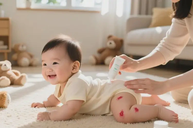 幼兒大腿上偶爾長(zhǎng)濕疹能夠徹底治愈嗎(圖3)