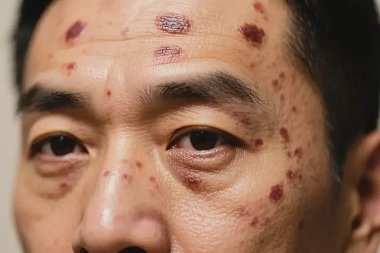 男人臉上偶爾長濕疹能徹底自愈嗎(圖3)