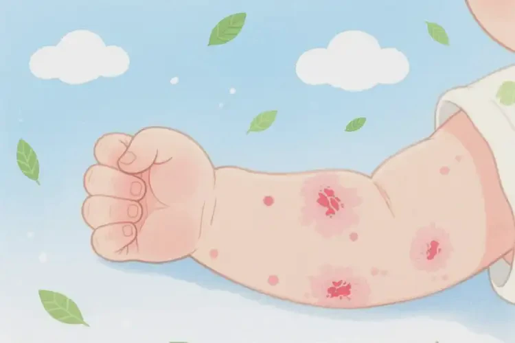 寶寶手臂容易長濕疹能徹底自愈嗎(圖4)