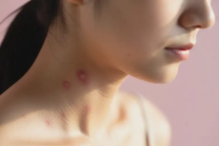 女生脖子上經(jīng)常起濕疹不管它會(huì)自己痊愈嗎(圖2)