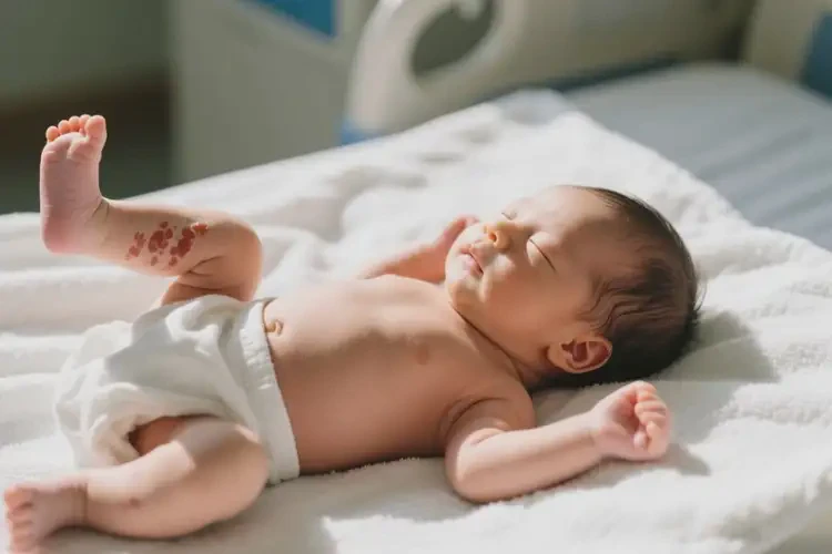 新生儿小腿偶尔长湿疹能靠自己自愈吗(图2)