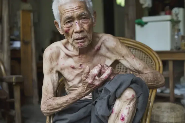 高齡老人小腿上長濕疹不管它會自己好嗎(圖4)