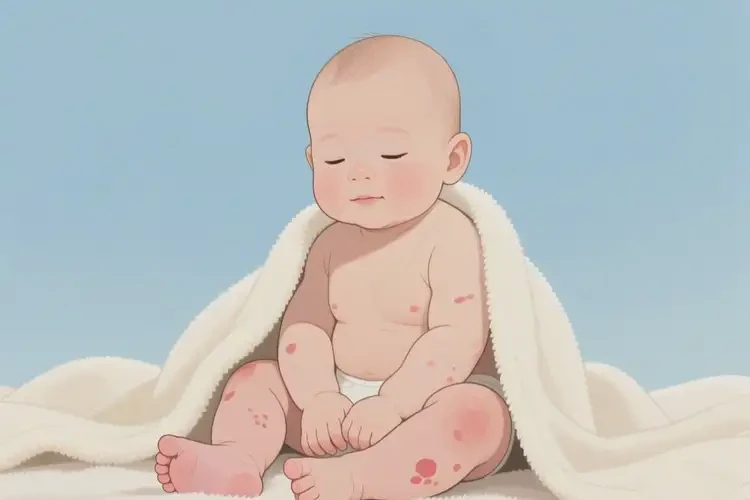 嬰兒小腿長濕疹可以徹底自愈嗎(圖4)