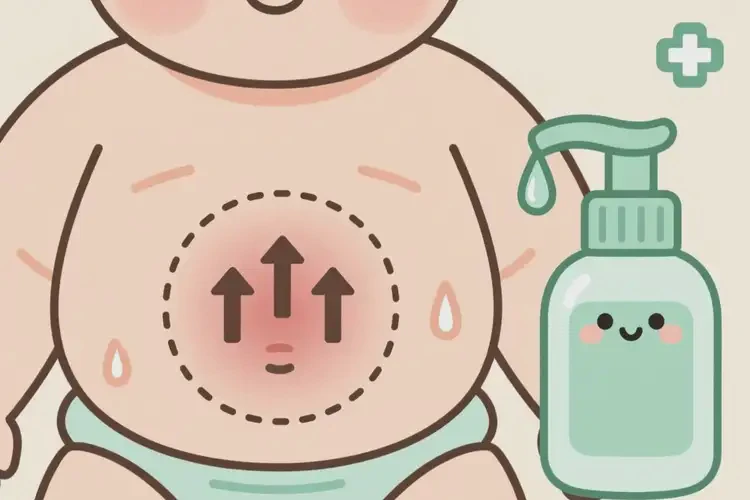 婴儿肚子经常起湿疹能够彻底治愈吗(图1)