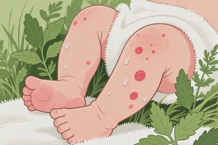 新生兒大腿經(jīng)常起濕疹可以徹底自愈嗎(圖2)