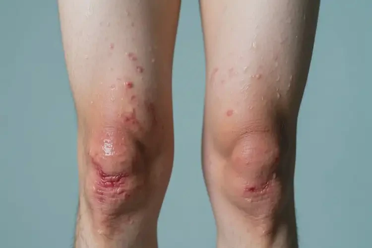 青年人大腿出現(xiàn)濕疹能徹底自愈嗎(圖2)