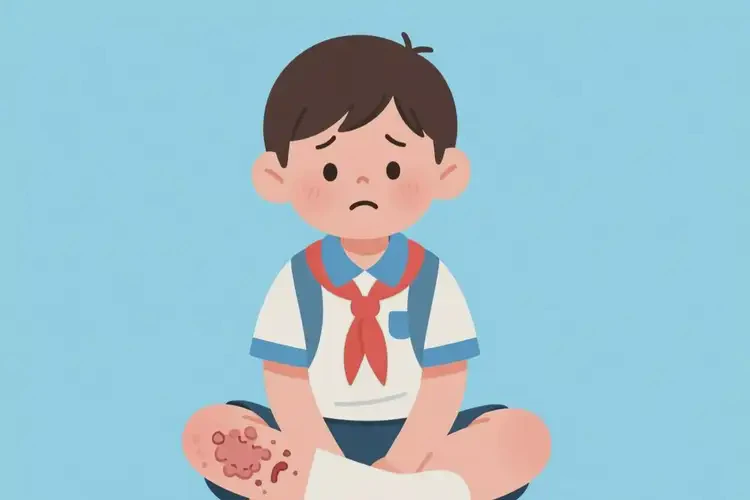 小學(xué)生大腿上容易長濕疹不管它會自己自愈嗎(圖4)