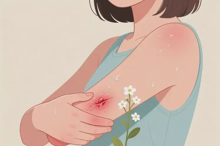 女生手臂上經(jīng)常長濕疹可不可以徹底自愈(圖3)