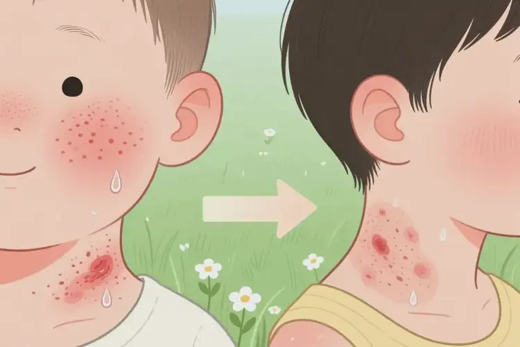 幼兒脖子上出濕疹可不可以徹底自愈(圖2)