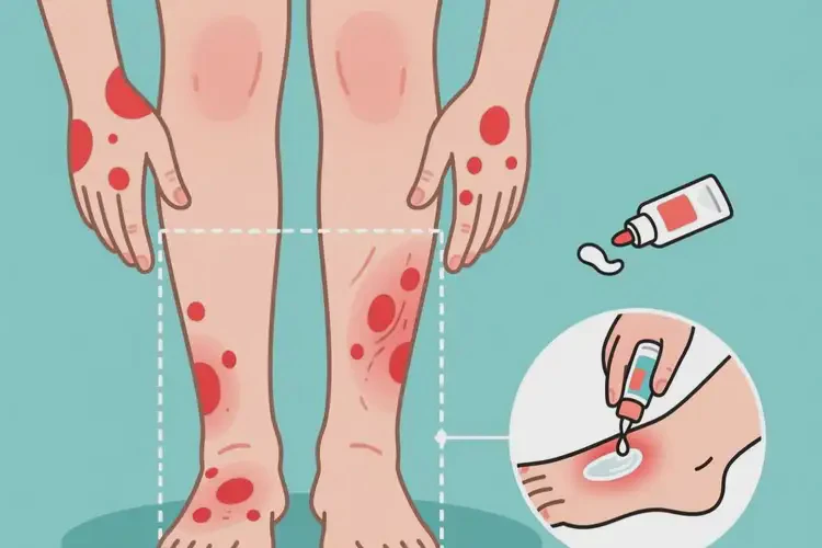 女性四肢起湿疹能够彻底治愈吗(图1)