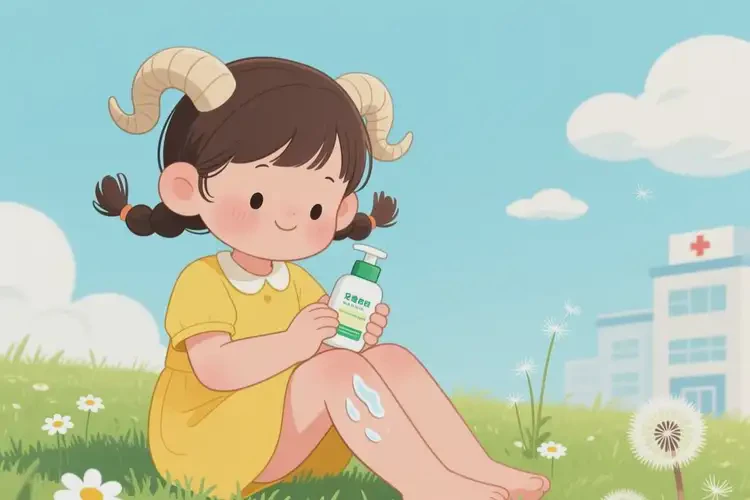 孩子大腿上容易長濕疹不管它會自己好嗎(圖1)