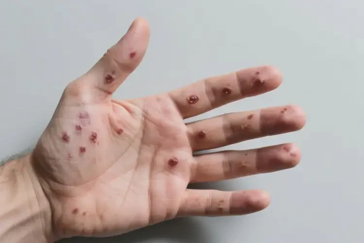 男人手上偶爾長濕疹可以徹底自愈嗎(圖2)
