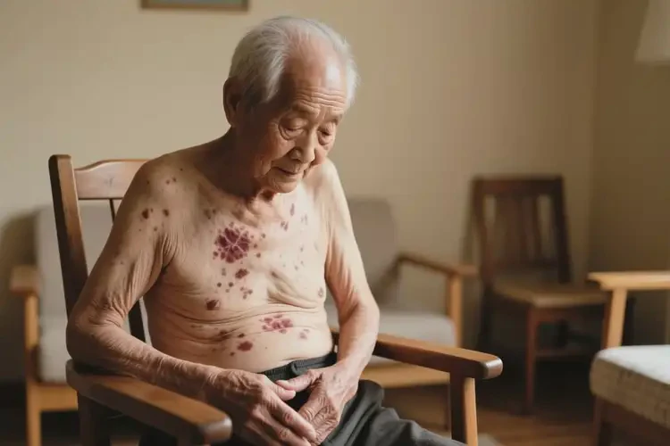 老年人全身有濕疹不管它會(huì)自己自愈嗎(圖3)