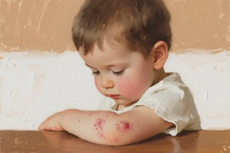 幼兒手臂上長濕疹能不能徹底自愈(圖1)