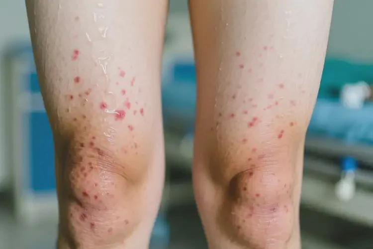 青年人大腿出現(xiàn)濕疹能徹底自愈嗎(圖1)