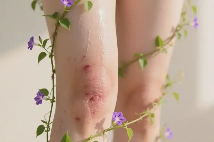 女人大腿上經(jīng)常長濕疹不管它會(huì)自己自愈嗎(圖2)