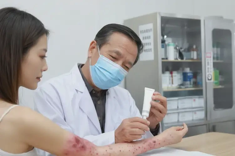 男人手臂經(jīng)常起濕疹能夠徹底治愈嗎(圖3)