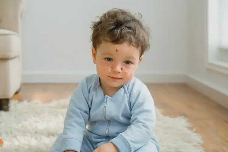 孩子面部偶爾長濕疹能徹底自愈嗎(圖3)