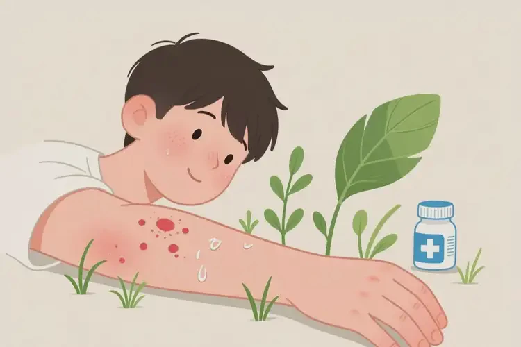 男生手臂上容易起濕疹不管它會(huì)自己好嗎(圖3)