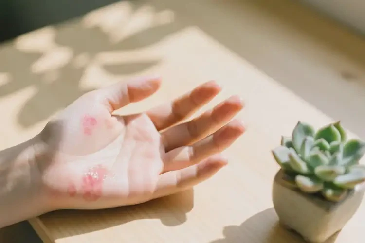 女生手上偶尔长湿疹不管它会自己痊愈吗(图3)