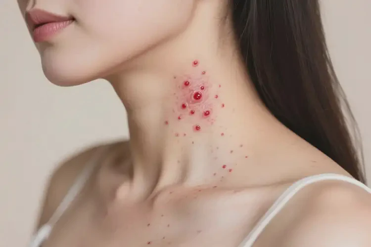 孕婦脖子上容易起濕疹不管它會自己自愈嗎(圖1)