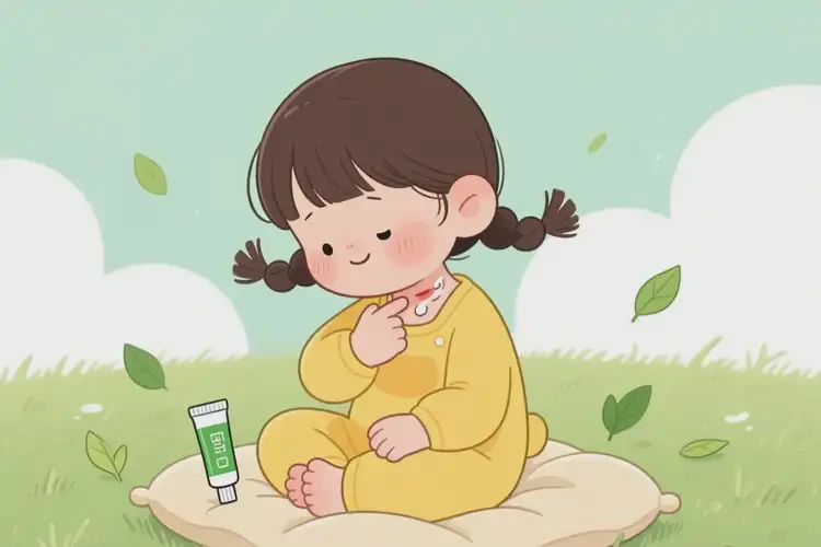 少兒脖子有濕疹不管它會自己好嗎(圖3)