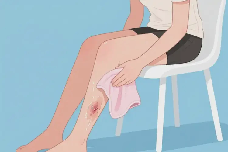 女生小腿起濕疹能靠自己自愈嗎(圖1)