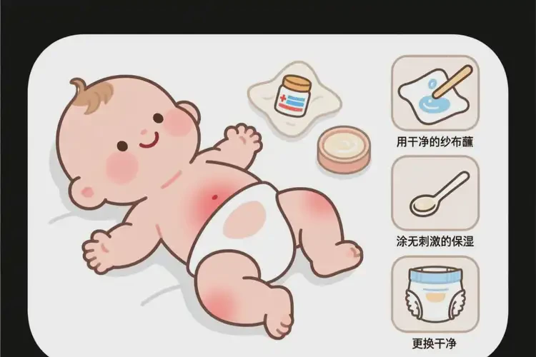 嬰兒肛周出濕疹不管它會(huì)自己好嗎(圖3)