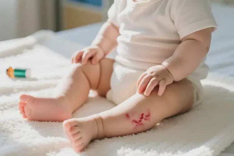 小兒小腿有濕疹能靠自己自愈嗎(圖3)