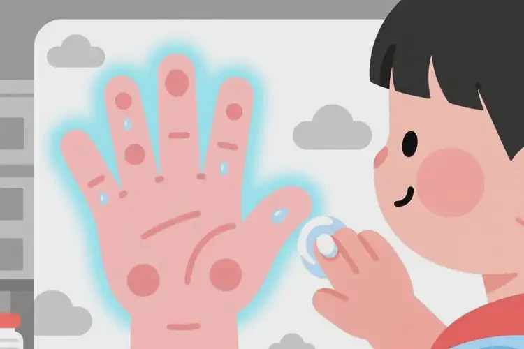 小學(xué)生手上經(jīng)常長濕疹能不能徹底自愈(圖1)