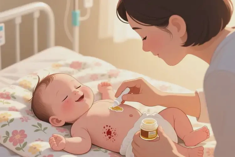 孩子肚子長濕疹不管它會自己自愈嗎(圖1)